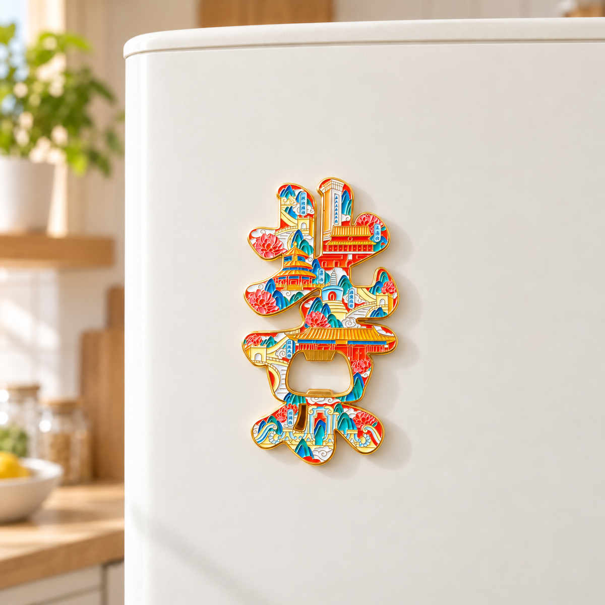 Beijing Landmarks -Refrigerator Magnet V2
