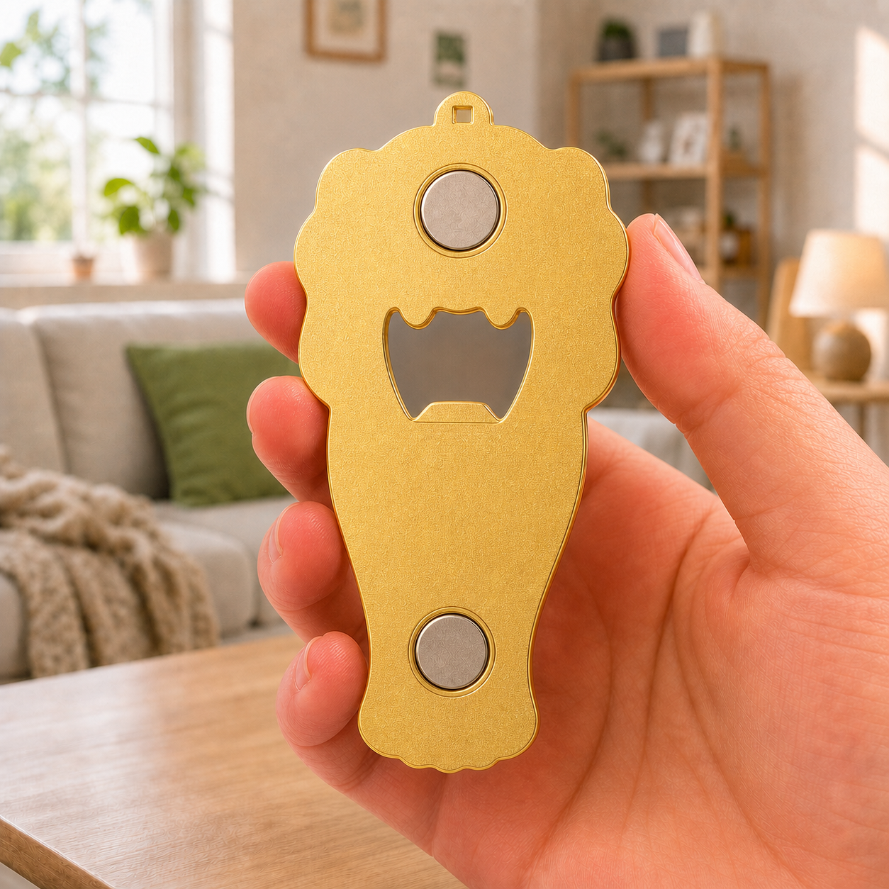 Magnetic Bottle Opener & Refrigerator Magnet | Chinese Guardian Lion design | Auspicious Temple Guardian |Kitchen Decor
