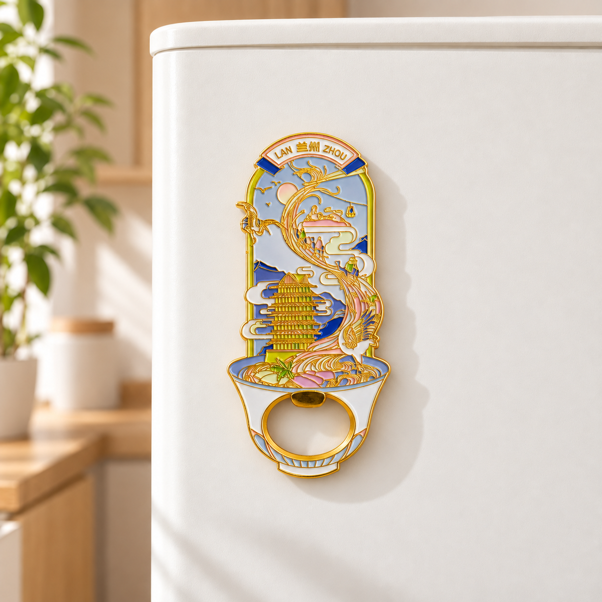 Lanzhou Beef Noodles -Refrigerator Magnet V2