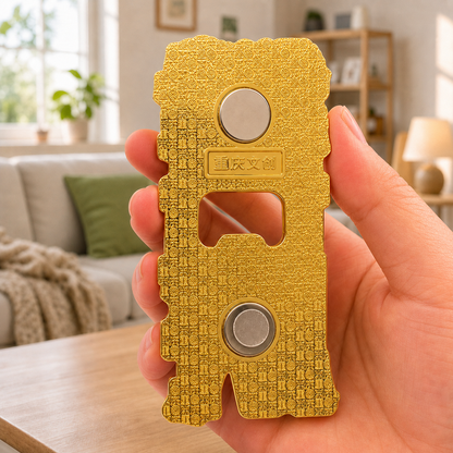 Magnetic Bottle Opener & Refrigerator Sticker | Cultural Gift & Kitchen Decor